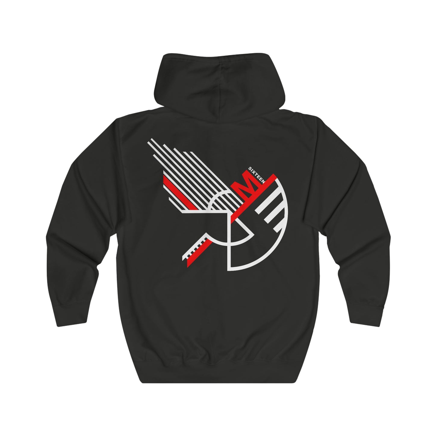 M-SIXTEEN - Unisex Full Zip Hoodie
